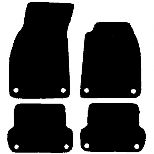 Audi A4 / S4 / RS4 Avant (B6; 2001 - 2005) (Automatic) Fitted Car Floor Mats product image