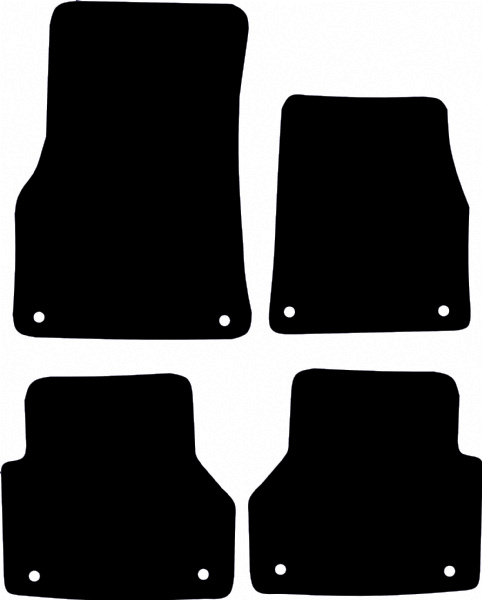 Audi A6 / S6 / RS6 Saloon (C8; 2018 - Onwards) Fitted Car Floor Mats product image