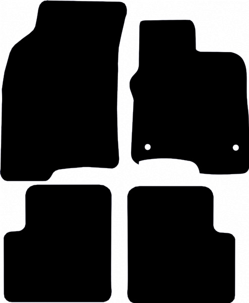 Fiat Panda 2020 - Onwards (2 Locator) Fitted Car Floor Mats product image