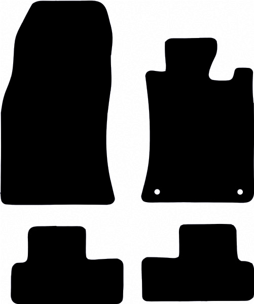Mini Hatch (2001 - 2006) R50 (2 oval locators) Fitted Floor Mats product image