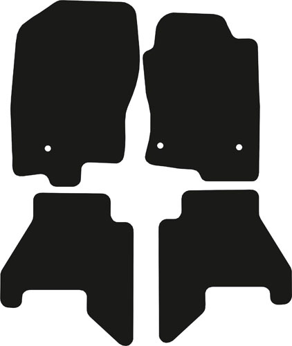 Nissan Pathfinder (2009 onwards) (5 seats, 3 locators) Fitted Car Floor Mats product image