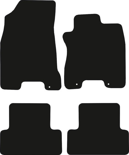 Nissan X-Trail (2007 - 2014) (3 locators) Fitted Floor Mats product image
