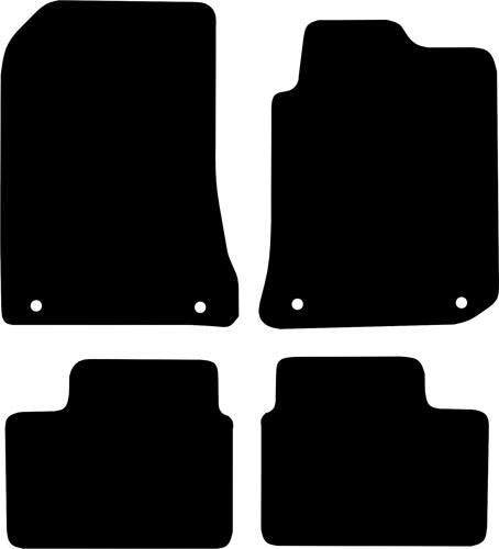 Rover 75 (1999 - 2005)  (4 oval locators) Fitted Floor Mats product image