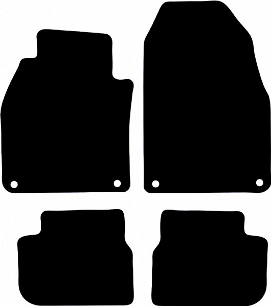 Saab 93 Convertible 2003 - Onwards (LEFT HAND DRIVE) Fitted Car Floor Mats product image