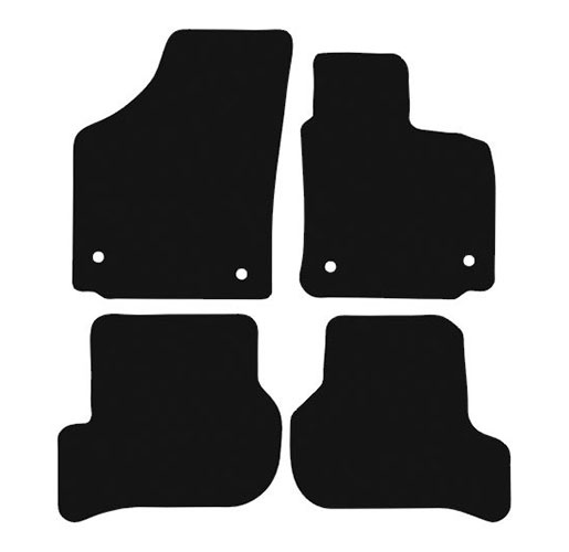 Seat Leon (2005 - 2008) (four oval locators) (MK2) Fitted Car Floor Mats product image
