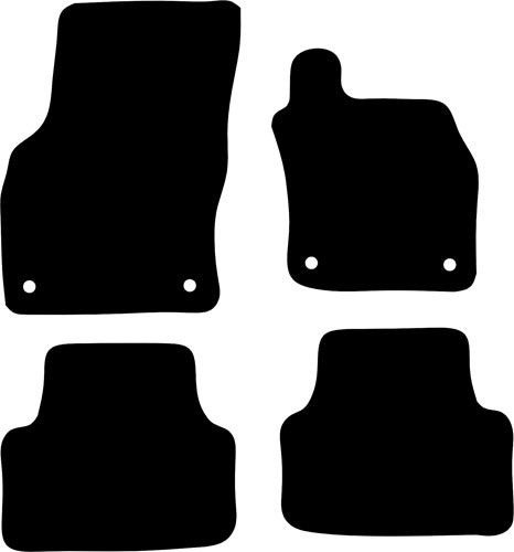 Skoda Octavia (2013 - 2020) (4 Round locators) Fitted Floor Mats product image