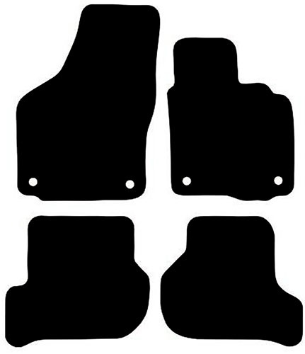 Skoda Octavia (2009 - 2013) (4 Round Locators) Fitted Floor Mat product image