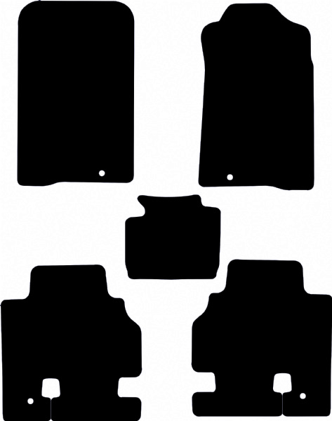 Ssangyong Kyron (2006 onwards) (LWB) Fitted Car Floor Mats product image