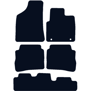 Hyundai Santa Fe (2006-2010) (Mk2) (7 Seats) Car Mats Hyundai Santa Fe (2006-2010) (Mk2) (7 Seats) Car Mats