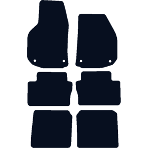 Vauxhall Zafira (2006-2014) (B) (6 Piece Set) Car Mats Vauxhall Zafira (2006-2014) (B) (6 Piece Set) Car Mats
