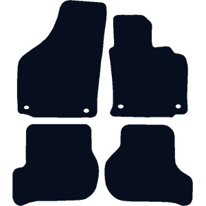 Volkswagen Golf Mk5 (2004-2009) (2 Oval Locators) Mats Volkswagen Golf Mk5 (2004-2009) (2 Oval Locators) Mats