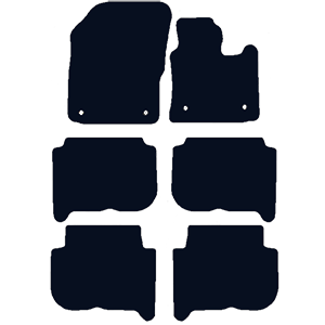 Volkswagen Touran 2003 - 2010 (Oval Locators) Fitted Car Floor Mats product image