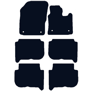 Volkswagen Touran 2003 - 2010 (Round Locators) Fitted Car Floor Mats product image