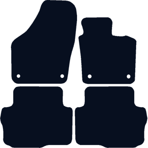 Volkswagen Sharan (2010 onwards) 5-seater Fitted Floor Mats product image