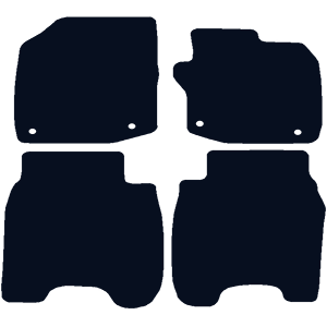 Honda Civic Type R (2012-2017) (Passenger mat 39cm Spacing) (9th Gen) Car Mats Honda Civic Type R (2012-2017) (Passenger mat 39cm Spacing) (9th Gen) Car Mats