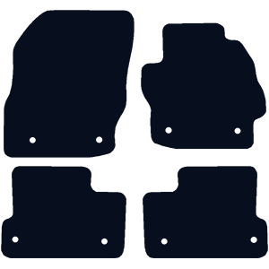Mazda 3 (2009-2013) (8 Locators) Car Mats Mazda 3 (2009-2013) (8 Locators) Car Mats