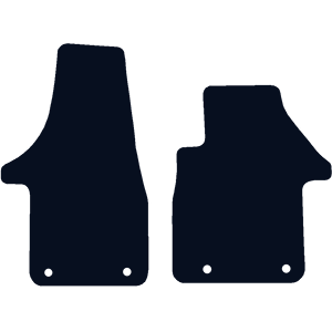 Volkswagen Caravelle (2004-2020) T_053 (Oval Locators) Car Mats Volkswagen Caravelle (2004-2020) T_053 (Oval Locators) Car Mats