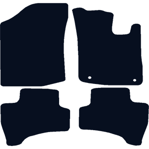 Citroen C1 (2005-2014) (Mk1) With Two Locators Car Mats Citroen C1 (2005-2014) (Mk1) With Two Locators Car Mats