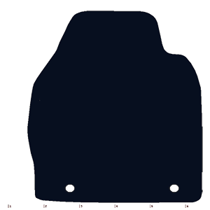London Taxi TX4 2007 - Onwards Driver Mat ONLY product image