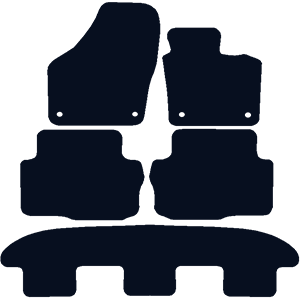 Volkswagen Sharan 2010 - onwards Fitted Car Floor Mats product image