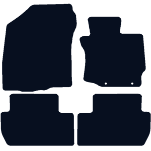 Mitsubishi Outlander (2013 onwards) (18cm Driver locators) (mk3 Non-PHEV) Fitted Car Floor Mats product image