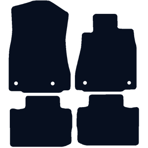 Lexus IS 2013 - Onwards (XE30) (Round Fixings) Fitted Car Floor Mats product image