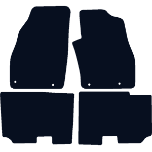 Fiat Punto (2012-2025) (4 locators) Car Mats Fiat Punto (2012-2025) (4 locators) Car Mats