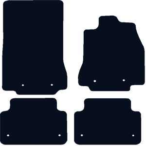 Jaguar XF Saloon (X250) (2014-2016) (8 Locators) Car Mats Jaguar XF Saloon (X250) (2014-2016) (8 Locators) Car Mats