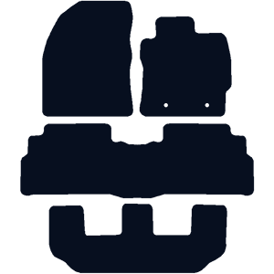 Toyota Verso (2012-2025) 7-seater (OVAL Clips) Mats Toyota Verso (2012-2025) 7-seater (OVAL Clips) Mats