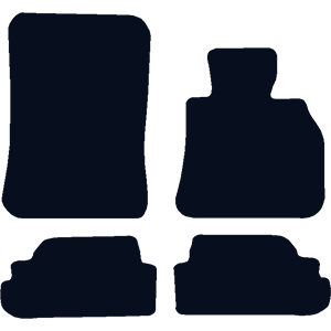 BMW 1 Series Convertible (2008-2025) (E88) (4x Velcro Fixing) Car Mats BMW 1 Series Convertible (2008-2025) (E88) (4x Velcro Fixing) Car Mats