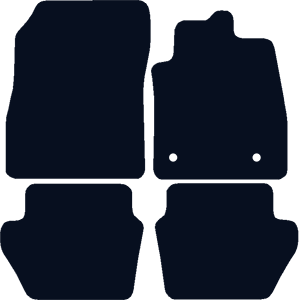 Ford Puma 2019 - Onwards (Oval Fixings) Fitted Car Floor Mats product image