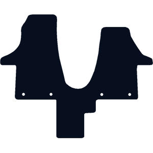 Volkswagen Transporter (2020-2025) (walkthru, round Locators) Car Mats Volkswagen Transporter (2020-2025) (walkthru, round Locators) Car Mats