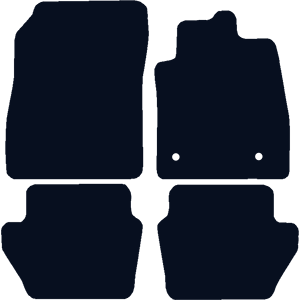 Ford Puma 2019 - Onwards (Round Fixings) Fitted Car Floor Mats product image