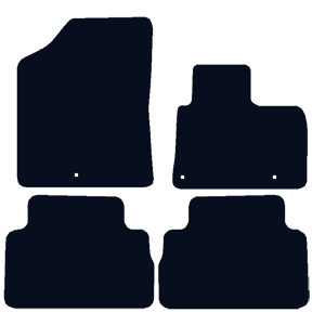 Hyundai Santa Fe 2018 - 2024 (Mk4) (PHEV) (34cm Spacing) Fitted Car Floor Mats product image
