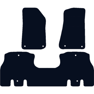 Jeep Wrangler 2018 - Onwards (4 Door) Fitted Car Floor Mats product image