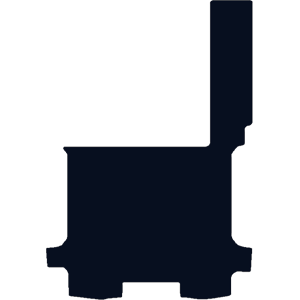 Ford Transit Custom 2024 - Onwards (Multi Cab) (L1 SWB) Boot Mat product image