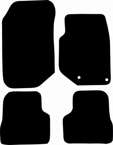 Matching Rubber Mats and Boot Liner Set Suitable for Opel Corsa F from 2019  One Set