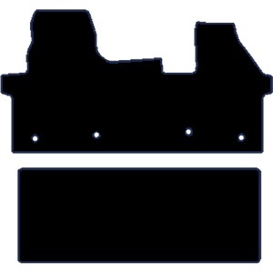 Volkswagen Transporter Kombi Commerce 2025 - Onwards (Auto) (6 Seat) (T7)Fitted Car Floor Mats product image