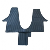 VW Transporter (2020-2025) (T6.1) (Walkthrough) (Round Fixings) Moulded Rubber Mats